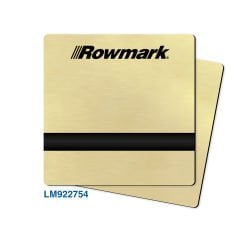 Rowmark Mat Altın (Euro Gold) / Siyah Lazer Plaka - LaserMax LM922754