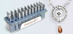 Deco (3mm) Ufak Harf Metal Damga Seti