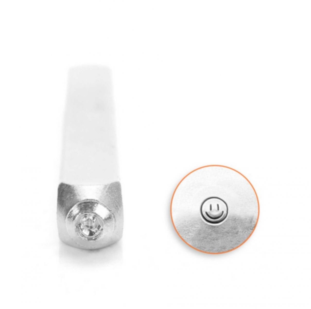 Gülen Yüz Simgesi (3mm) Metal Damga