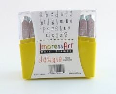 Jeanie (4mm) Ekonomik Metal Büyük Harf Damga Seti