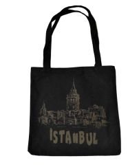 Denim Çanta Seti (10'lu Paket) Siyah Denim Set