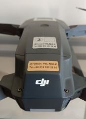 Drone İletişim Etiketi Altın Rengi 17,5 x 30 mm (4 lü set)