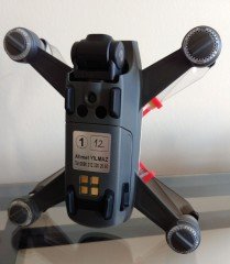 Drone İletişim Etiketi Gümüş Rengi 25 x 35 mm (Pil için numaralı 4 lü set)