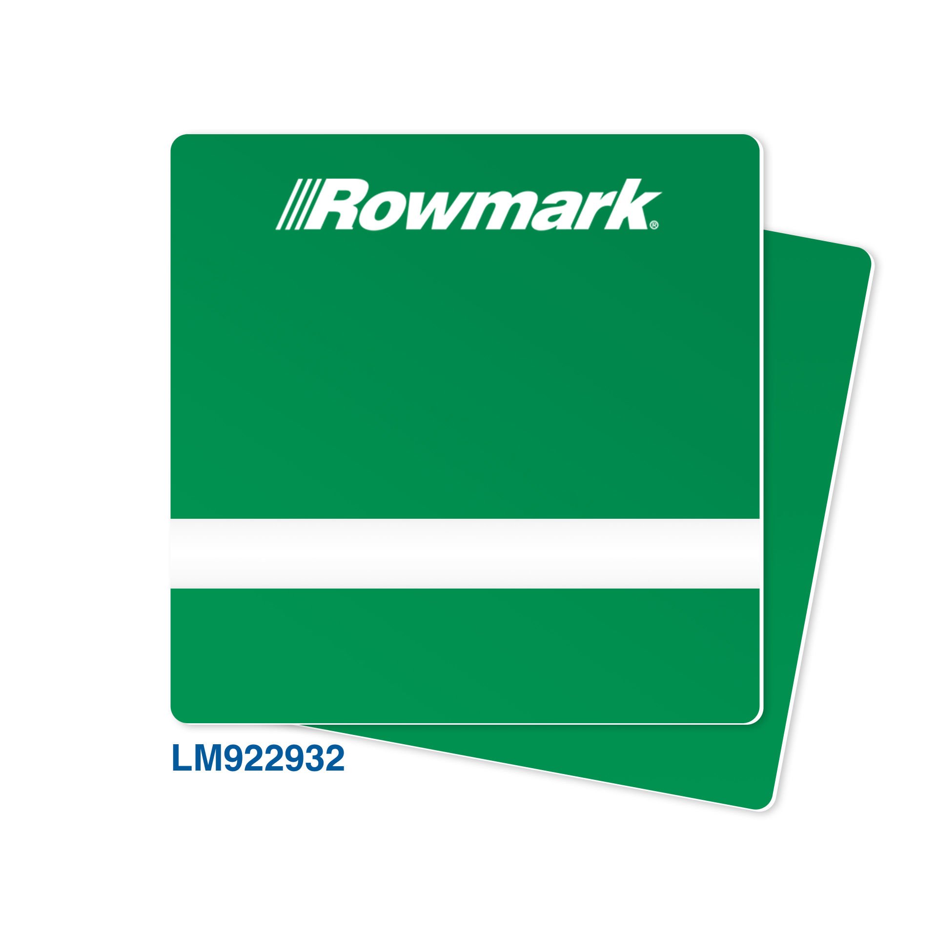 Rowmark Yeşil / Beyaz - Lasermax LM922932 Lazer Plaka