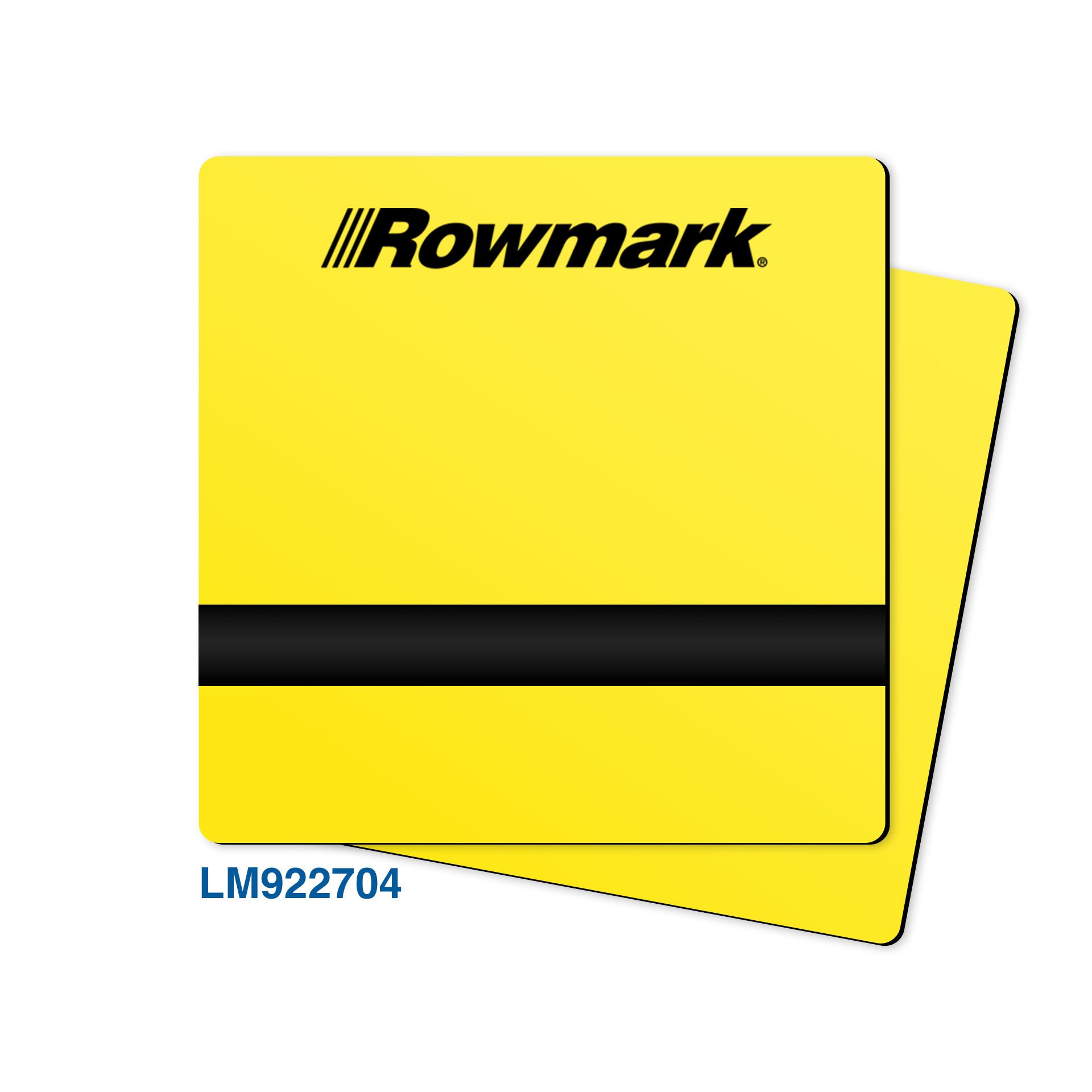Rowmark Sarı / Siyah - Lasermax LM922704 Lazer Plaka