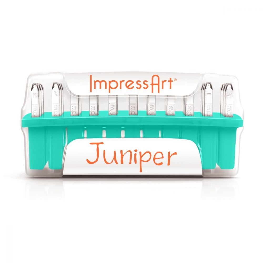 Juniper (3mm) Metal Küçük Harf Damga Seti