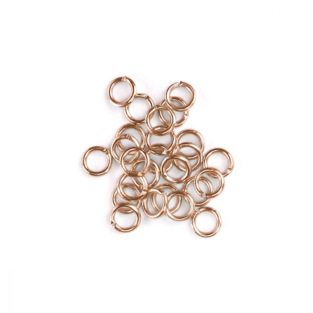Artisan Halka, Gerçek Gül Altın Kaplama, 7mm