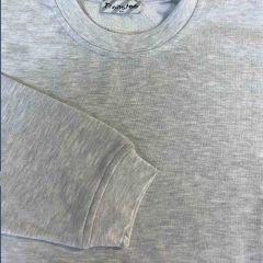 GRİ SWEATSHIRT (SUBLİMASYON BASKI) L Beden