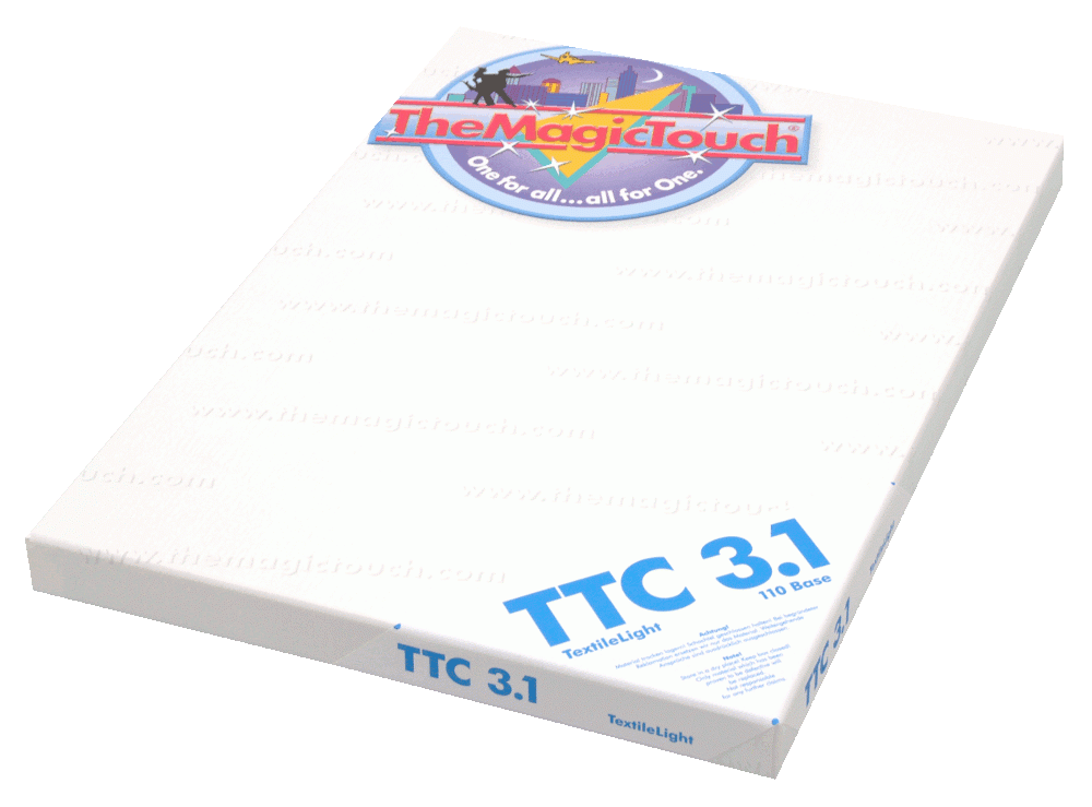 TTC 3.1 - A4 Ebatı - Açık Zemin Tekstil Transfer Kağıdı TTC 3.1 A4