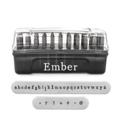 Ember  ImpressArt Signature 2,5 mm Metal Küçük Harf Damga Seti