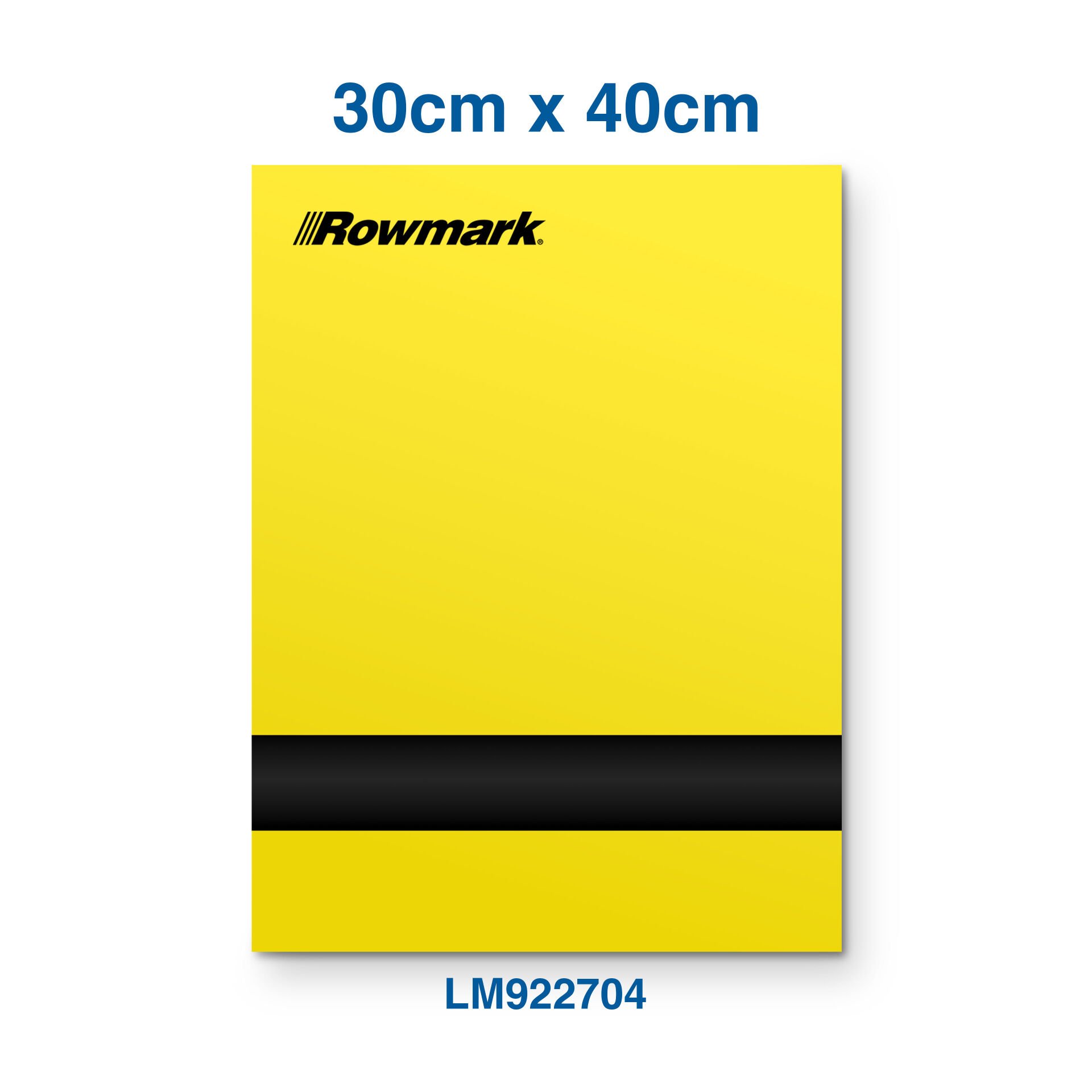 Rowmark Sarı / Siyah - Lasermax LM922704 Lazer Plaka (30cm x 40cm)