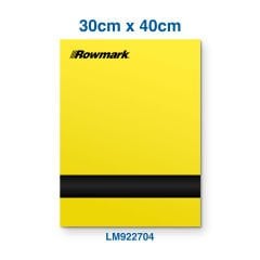 Rowmark Sarı / Siyah - Lasermax LM922704 Lazer Kazıma Plakası (30cm x 40cm)