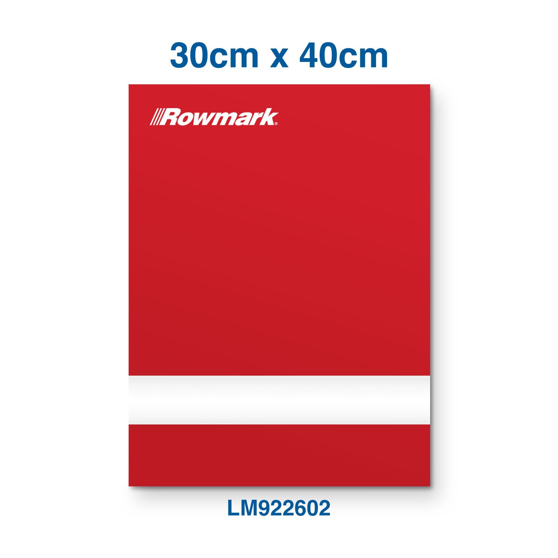 Rowmark Kırmız / Beyaz - LaserMax LM922602 Lazer Plaka (30cm x 40cm)