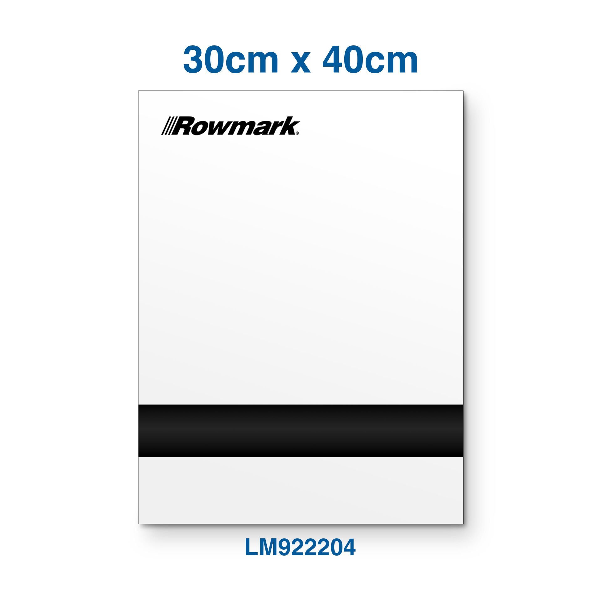 Rowmark Beyaz / Siyah - LazerMax LM922204 Lazer Plaka (30cm x 40cm)