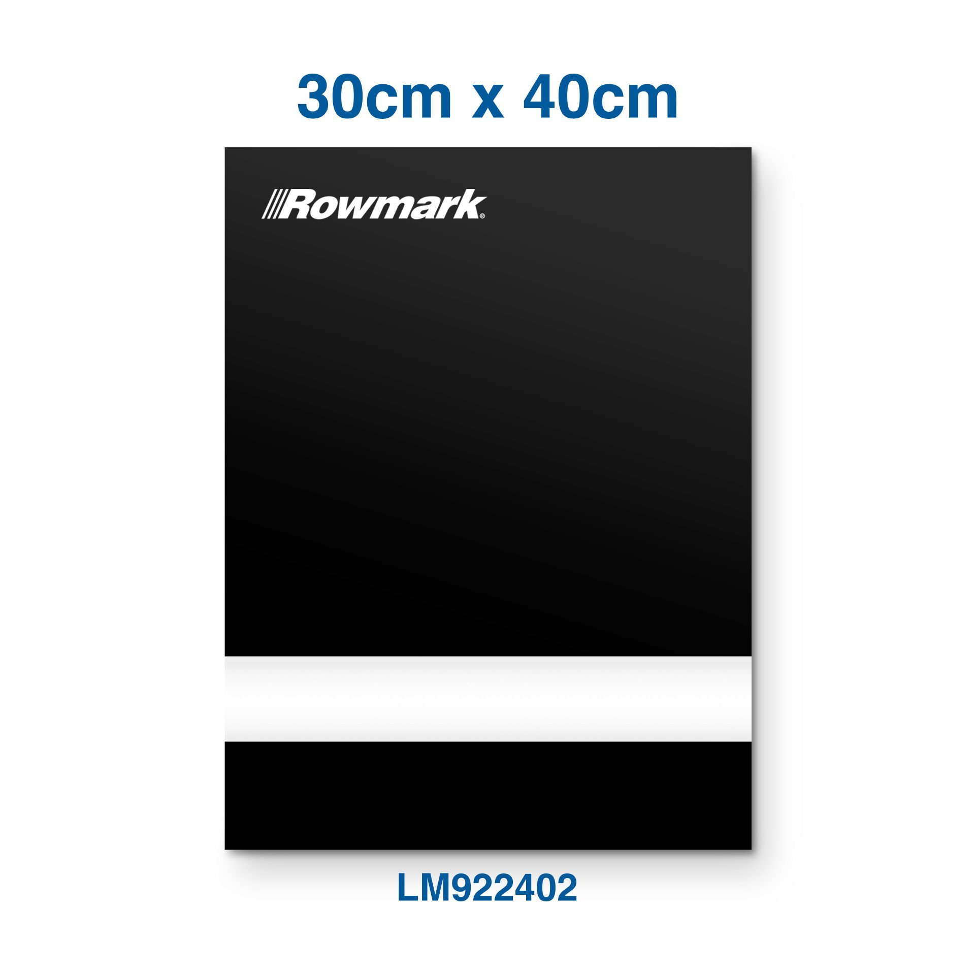 Rowmark Siyah / Beyaz - Lasermax LM922402 Lazer Plaka (30cm x 40cm)