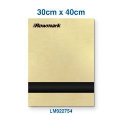 Rowmark Mat Altın (Euro Gold) / Siyah Lazer Kazıma Plakası - LaserMax LM922754 (30cm x 40cm)