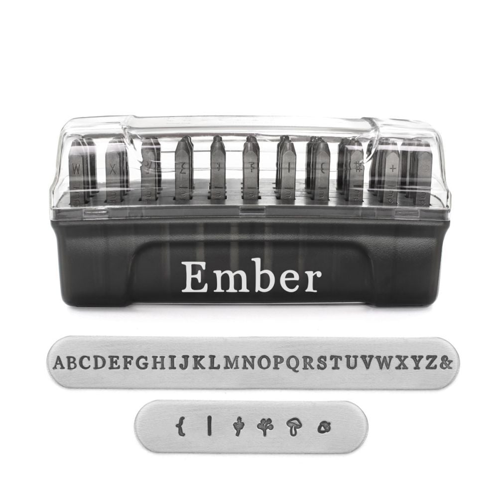 Ember  ImpressArt Signature 2,5 mm Metal Büyük Harf Damga Seti