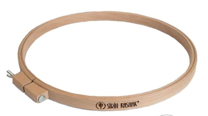 Yuvarlak Ahşap Kasnak 35,5 cm  | Şirin kasnak